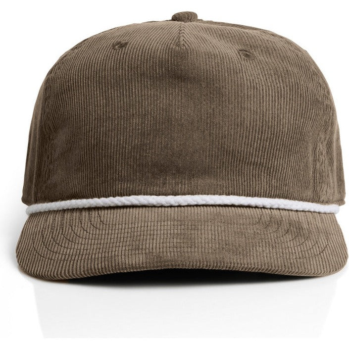 AS Colour Class Cord Rope Cap | 1185 (Walnut/White)