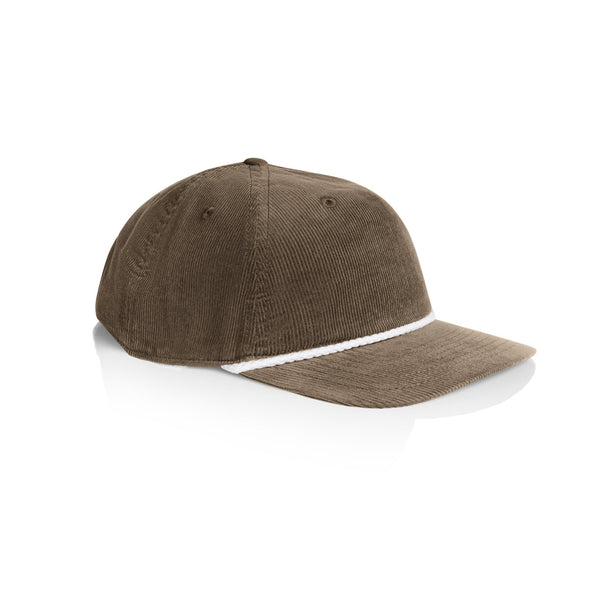 AS Colour Class Cord Rope Cap | 1185 (Walnut/White)