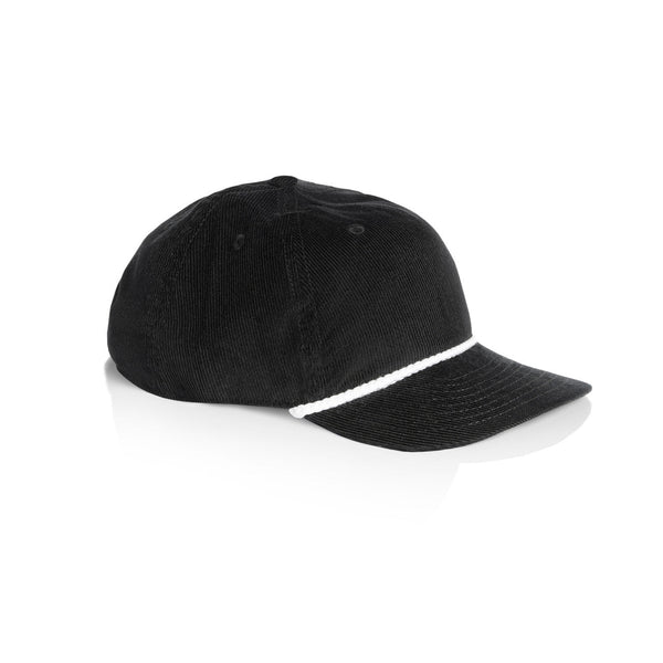 AS Colour Class Cord Rope Cap | 1185 (Black/White)