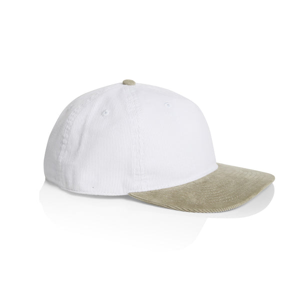 AS Colour Class Cord Two-Tone Cap | 1159 (White/Eucalyptus)