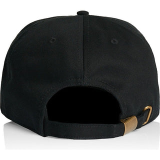 AS Colour 1153 Class Five Panel Cap - Back View | color:Black|view:back