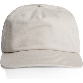AS Colour 1153 Class Five Panel Cap - Front View | color:Bone|view:front