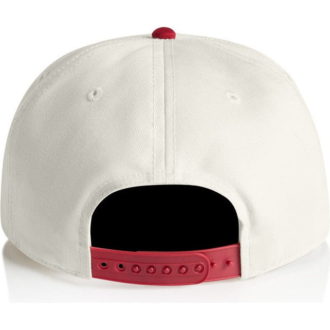 AS Colour Class Two-Tone Cap | 1154 (Natural/Cardinal)