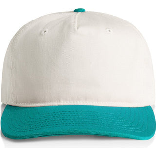 AS Colour 1154 Class Two-Tone Cap - Front View | color:Natural/Charlotte|view:front