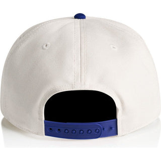 AS Colour 1154 Class Two-Tone Cap - Back View | color:Natural/Liberty|view:back