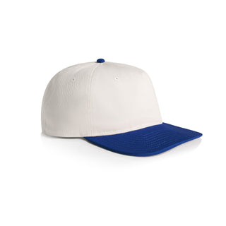 AS Colour 1154 Class Two-Tone Cap - Side view | color:Natural/Liberty|view:side