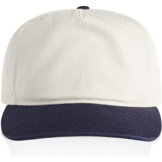 AS Colour 1154 Class Two-Tone Cap - Front View | color:Natural/Midnight|view:front