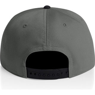 AS Colour 1154 Class Two-Tone Cap - Back View | color:Shadow/Black|view:back