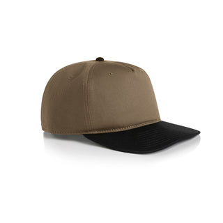 AS Colour 1154 Class Two-Tone Cap - Side view | color:Walnut/Black|view:side