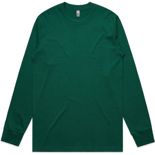 AS Colour 5071 Classic L/S Tee - Front View | color:Jade|view:front