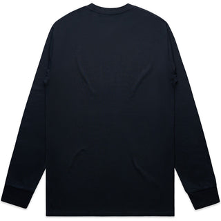 AS Colour 5071 Classic L/S Tee - Back View | color:Navy|view:back