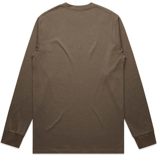 AS Colour 5071 Classic L/S Tee - Back View | color:Walnut|view:back
