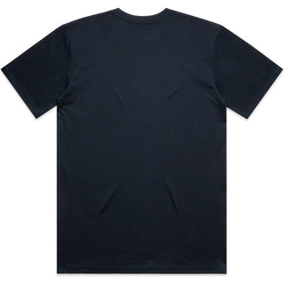 AS Colour  Classic Minus Tee [-5cm] 5079 (Navy) - Back View | color:|view:back