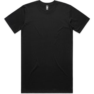 AS Colour  Classic Plus Tee [+5cm] 5070 (Black) - Front View | color:|view:front