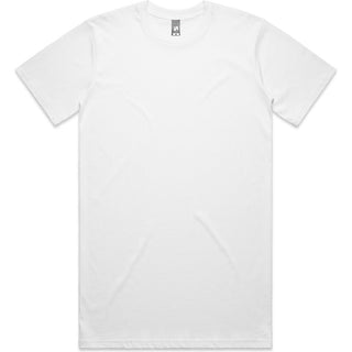 AS Colour  Classic Plus Tee [+5cm] 5070 (White) - Front View | color:|view:front