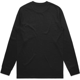 AS Colour 5072 Classic Pocket L/S Tee - Back View | color:Black|view:back