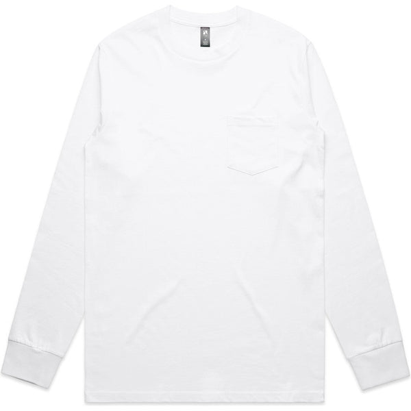 AS Colour Classic Pocket L/S Tee | 5072 (White)