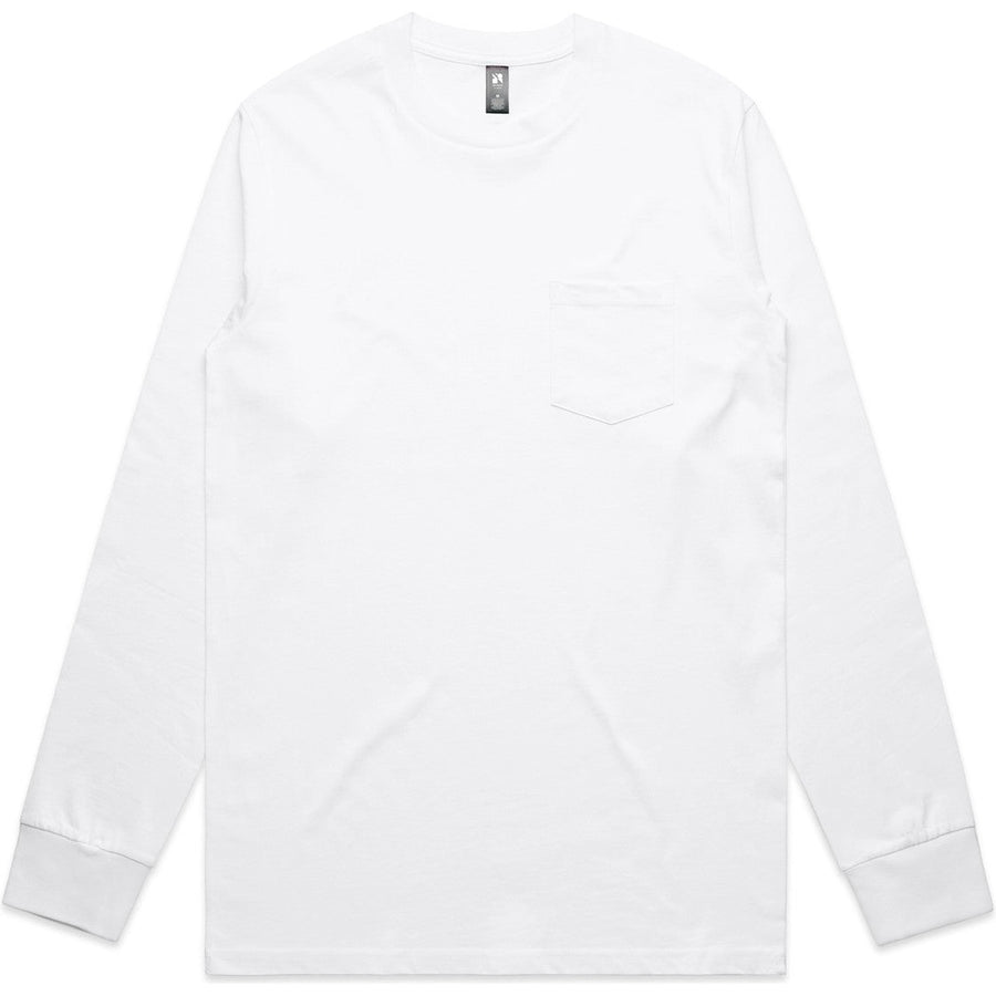 AS Colour Classic Pocket L/S Tee | 5072 (White)