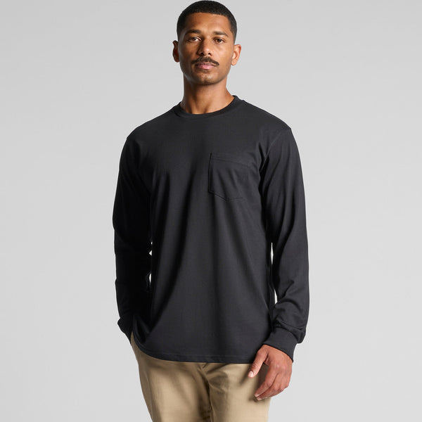 AS Colour Classic Pocket L/S Tee | 5072 (White)