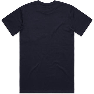 AS Colour 5027 Classic Pocket Tee - Back View | color:Navy|view:back