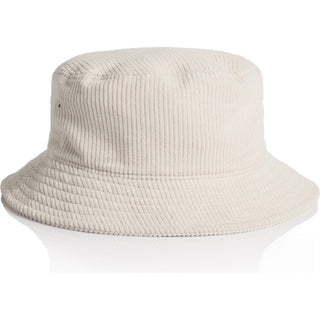 AS Colour 1176 Cord Bucket Hat - Front View | color:Bone|view:front
