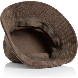 AS Colour 1176 Cord Bucket Hat - Back View | color:Walnut|view:back
