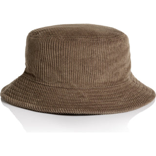 AS Colour 1176 Cord Bucket Hat - Front View | color:Walnut|view:front