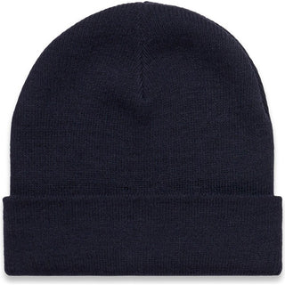 AS Colour 1107 Cuff Beanie - Front View | color:Navy|view:front