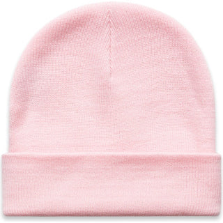 AS Colour 1107 Cuff Beanie - Front View | color:Pink|view:front