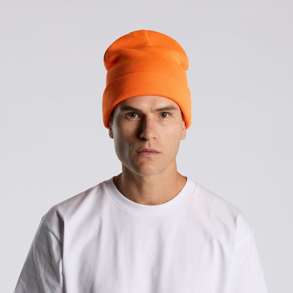 AS Colour Cuff Safety Beanie | 1107F (Safety Orange)