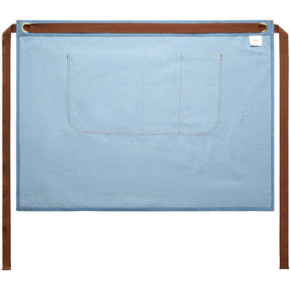 AS Colour 1085 Denim Half Apron - Back View | color:Denim|view:back