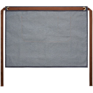AS Colour 1085 Denim Half Apron - Back View | color:Indigo|view:back