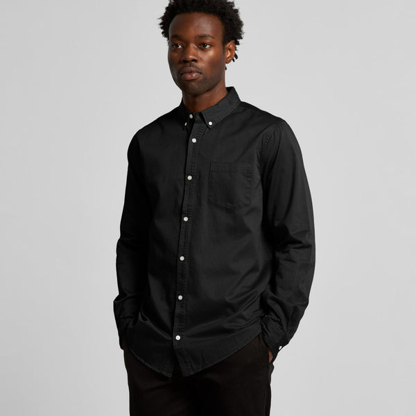 AS Colour Denim Wash Shirt | 5414 (Black)