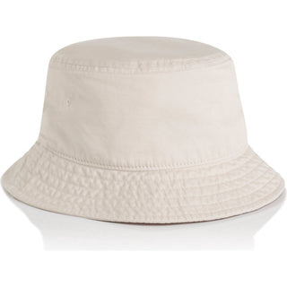AS Colour 1181 Faded Bucket Hat - Front View | color:Faded Bone|view:front