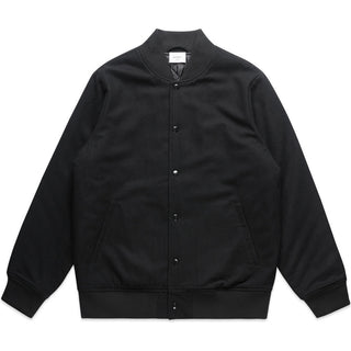 AS Colour 5512 Felt Bomber Jacket - Front View | color:Black|view:front
