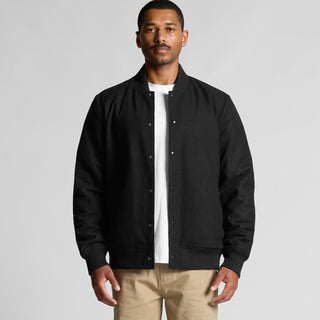 AS Colour Felt Bomber Jacket | 5512 (Black)
