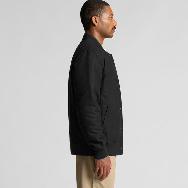 AS Colour Felt Bomber Jacket | 5512 (Black)