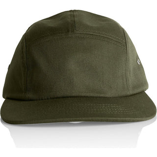 AS Colour 1103 Finn Five Panel Cap - Front View | color:Army|view:front