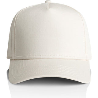 AS Colour 1160 Frame Cap - Front View | color:Ecru|view:front