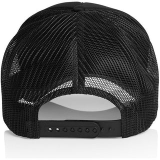 AS Colour 1161 Frame Foam Trucker Cap - Back View | color:Black|view:back