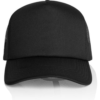 AS Colour 1161 Frame Foam Trucker Cap - Front View | color:Black|view:front