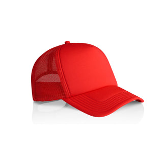 AS Colour 1161 Frame Foam Trucker Cap - Side view | color:Fire|view:side