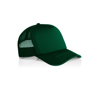 AS Colour 1161 Frame Foam Trucker Cap - Side view | color:Forest Green|view:side