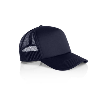AS Colour 1161 Frame Foam Trucker Cap - Side view | color:Navy|view:side