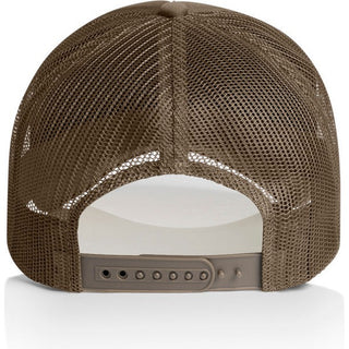 AS Colour 1161 Frame Foam Trucker Cap - Back View | color:Walnut|view:back