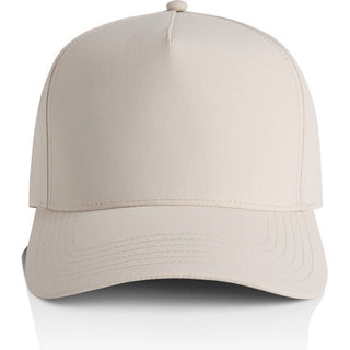 AS Colour 1162 Frame Nylon Cap - Front View | color:Bone|view:front