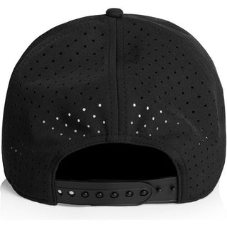AS Colour 1166 Frame Perforated Cap - Back View | color:Black|view:back