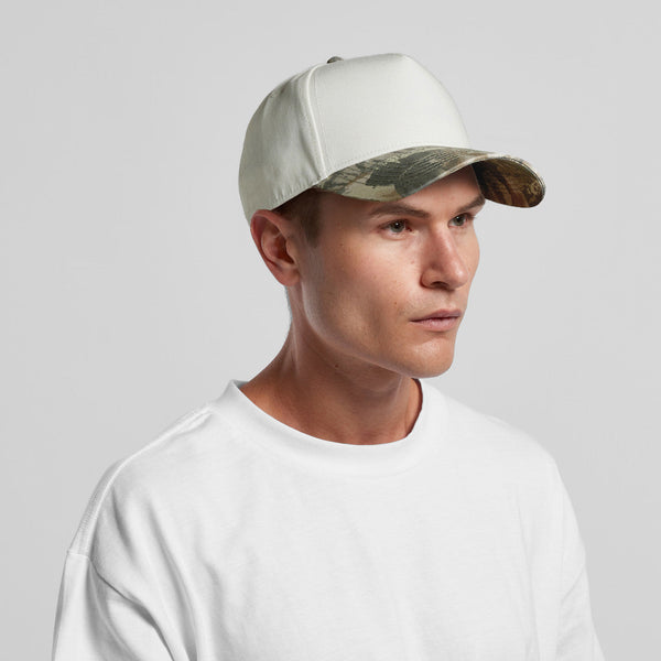 AS Colour Frame Two-Tone Camo Cap | 1165C (Natural/Tree Camo)