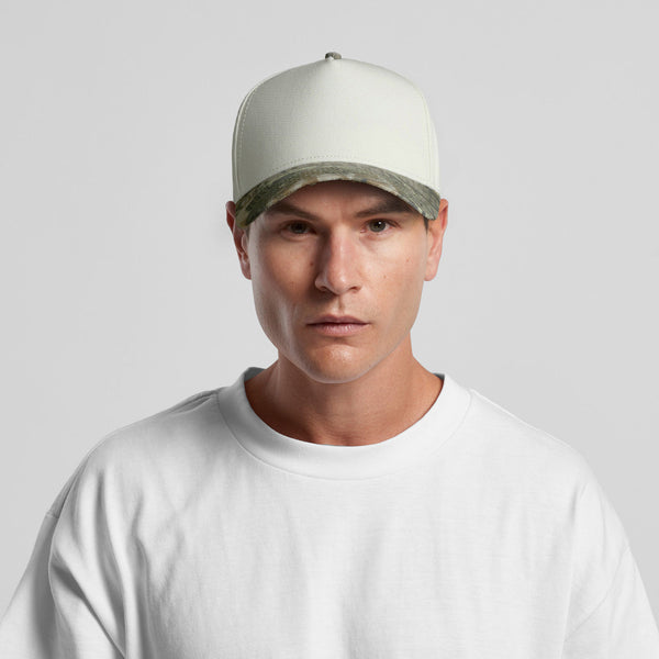 AS Colour Frame Two-Tone Camo Cap | 1165C (Natural/Tree Camo)