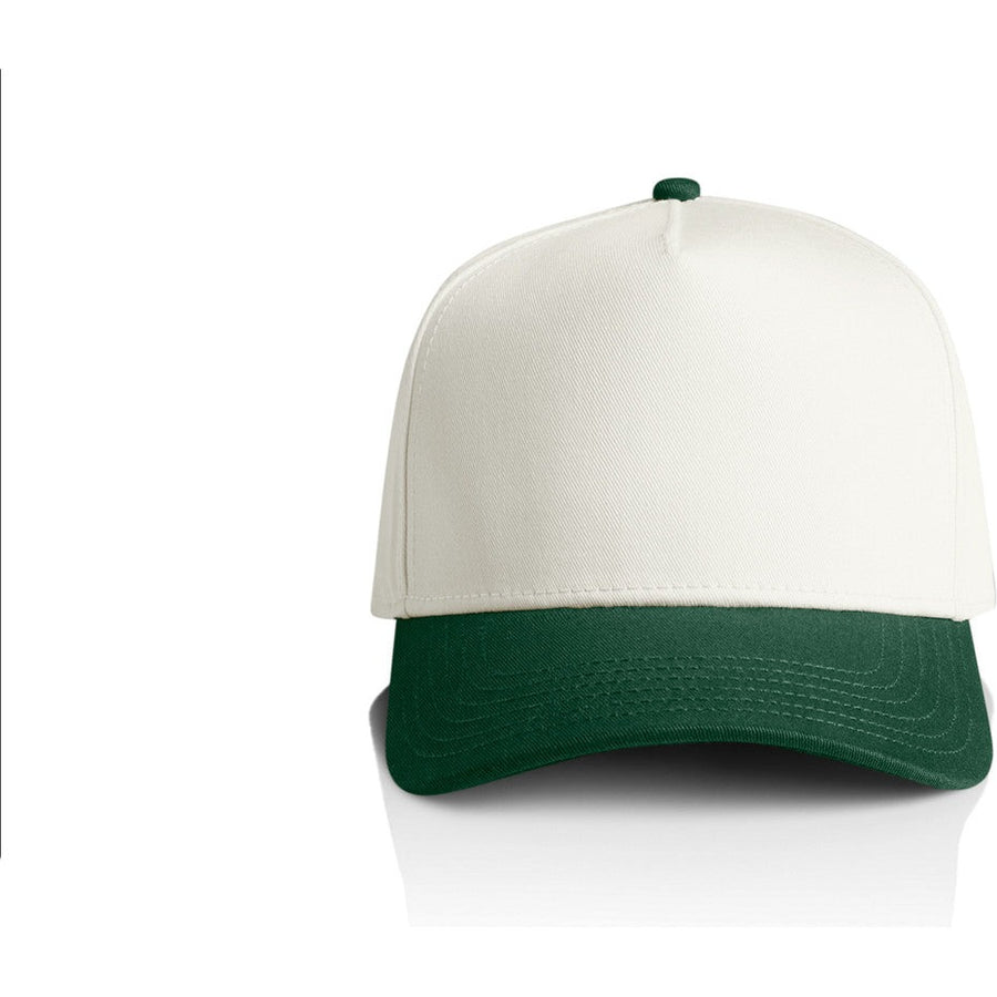 AS Colour Frame Two-Tone Cap | 1165 (Natural/Forest)